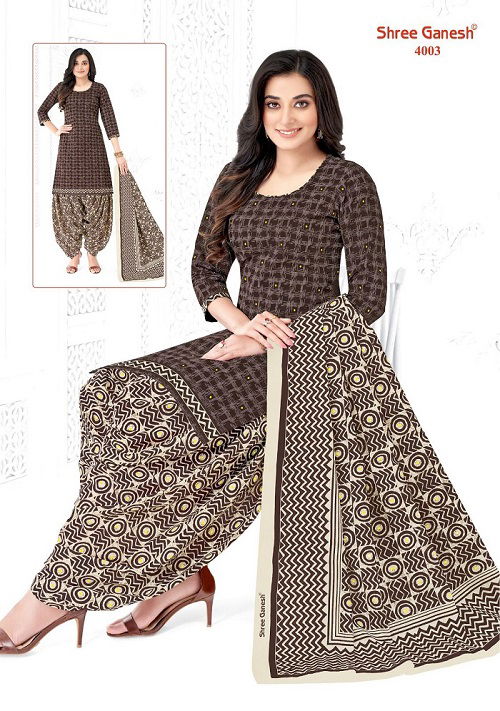 Shree Ganesh Hansika Vol 20 Patiyala Cotton Dress Material
